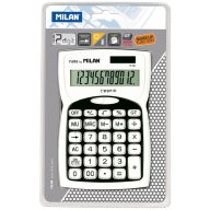 Számológép asztali, 12 számjegy Milan 152012 fehér