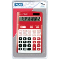 Számológép asztali, 12 számjegy Milan 150712 piros