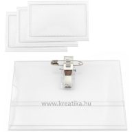 Névkitűző csíptetővel