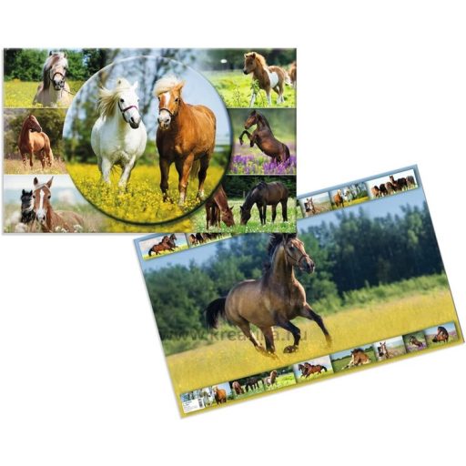 Asztali könyöklő 33x55 cm Herma "Animal Worlds" Lovak