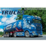 Falinaptár 48,5x34 cm spirálozott SG "Trucks