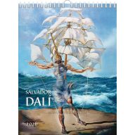 Falinaptár 42x56 cm spirálozott SG "Salvador Dalí