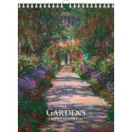   Falinaptár 42x56 cm spirálozott SG "Gardens" Impressionism
