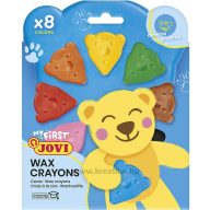 Zsírkréta, maci forma Jovi 8 szín