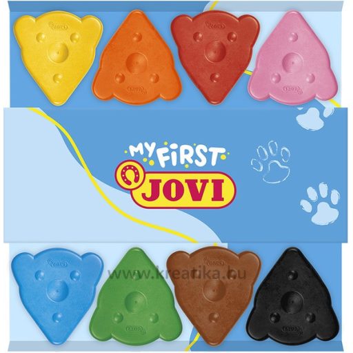 Zsírkréta, maci forma Jovi 8 szín