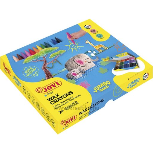 Zsírkréta 300 db-os Jovi 12 szín