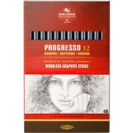   Grafitceruza 4B famentes, 12 db/doboz Koh-i-Noor "Progresso