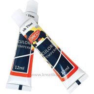 Tempera 12 ml Daco fehér