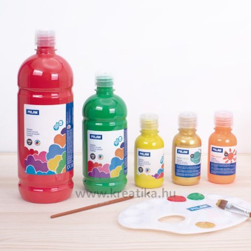 Tempera 125 ml Milan metál fehér
