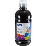 Tempera 500 ml Milan fekete