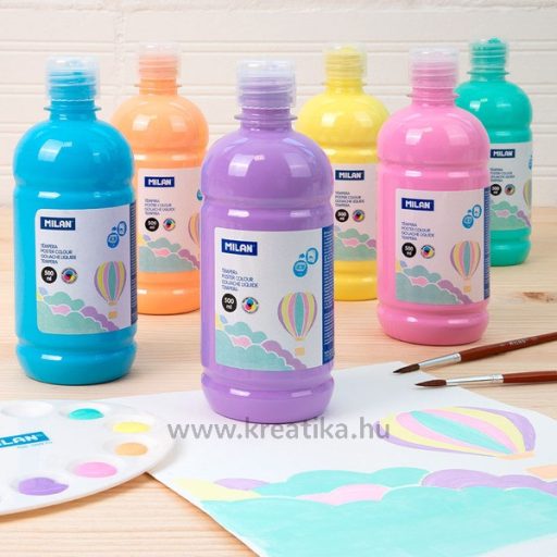Tempera 500 ml Milan pasztell barack
