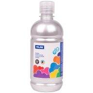 Tempera 500 ml Milan ezüst