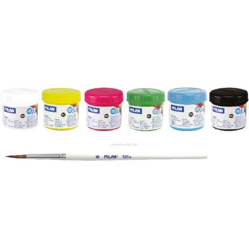 Tempera készlet 40 ml Milan 6 szín