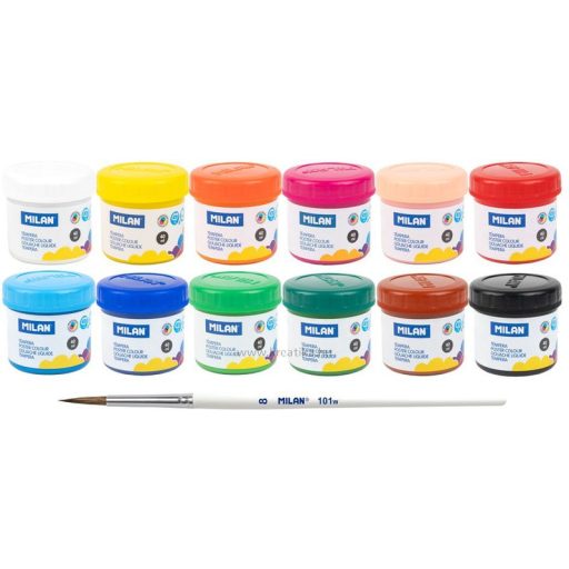 Tempera készlet 40 ml Milan 12 szín