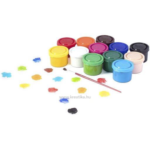 Tempera készlet 35 ml Jovi "Gouache" 12 alap szín