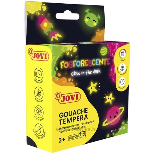 Tempera készlet 35 ml Jovi "Gouache" 4  neon szín