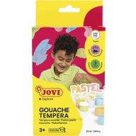  Tempera készlet 35 ml Jovi "Gouache" 6 pasztell szín