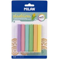 Gyurma 70 g Milan 6 pasztell szín