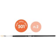 Ecset 2-es lapos, szintetikus sörte  Milan 501