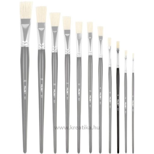 Ecset 4-es lapos, szintetikus sörte  Milan 501