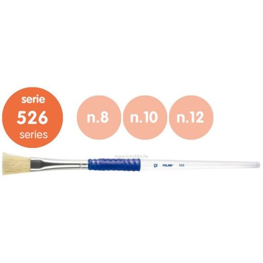 Ecsetkészlet 3 db (8, 10, 12) sertéssörte Milan