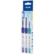   Ecsetfilc készlet 8 ml-es víztartállyal Milan "Water Brush" S, M, L