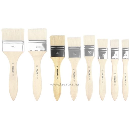 Ecset 45-ös lapos, sertéssörte 1 db/csomag Milan 531