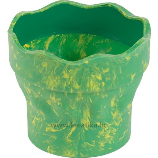 Ecsettál Faber-Castell "Click&Go" márvány kék