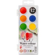 Vízfesték 22,5 mm ICO Süni 12 szín
