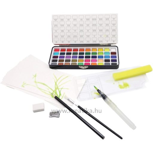 Vízfesték, fém dobozos Octopus 50 szín