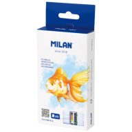 Vízfesték, fém dobozos Milan "Art" 12 szín