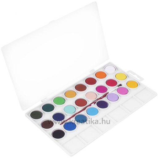 Vízfesték 22 mm ajándék ecset Jovi 24 szín