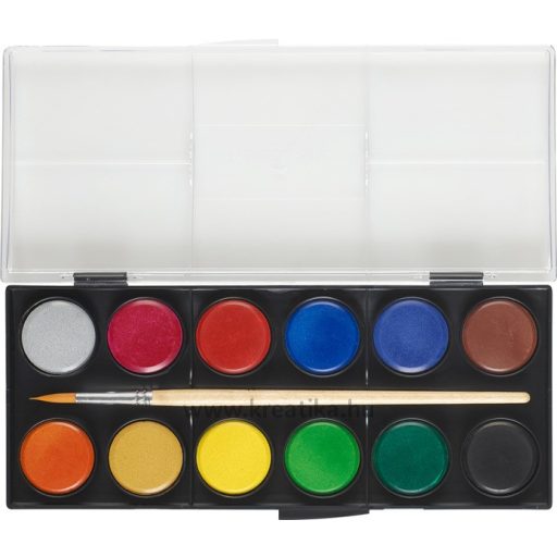 Vízfesték 30 mm Faber-Castell 12 szín