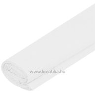 Krepp papír 50x200 cm fehér