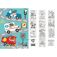 Színező lapok A/4 10 lapos T-Creativ "Fiúknak