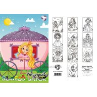 Színező lapok A/4 10 lapos T-Creativ "Hercegnők