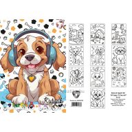 Színező lapok A/4 10 lapos T-Creativ "Kutyák