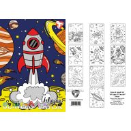 Színező lapok A/4 10 lapos T-Creativ "Űrhajós
