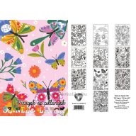   Színező lapok A/4 10 lapos T-Creativ "Virágok és pillangók