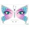 Matrica arc tetoválás Herma "Face Art" Butterfly