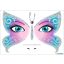 Matrica arc tetoválás Herma "Face Art" Butterfly