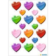   Matrica tetoválás Herma "Classic Tattoo" Hearts Colorful