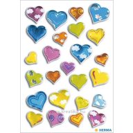 Matrica, műanyag Herma "Magic" Hearts