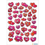 Matrica Herma "Magic" Hearts with Eyes