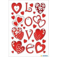Matrica, strasszköves Herma "Magic" Love