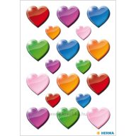 Matrica Herma "Decor" Coloured Hearts