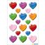 Matrica Herma "Decor" Coloured Hearts