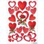 Matrica Herma "Decor" Heart & Roses