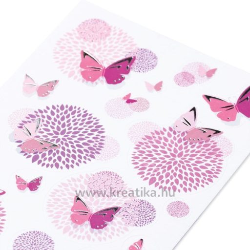 Matrica Herma "Decor" Butterfly Flower