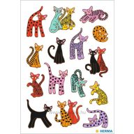 Matrica Herma "Decor" Abstract Cats